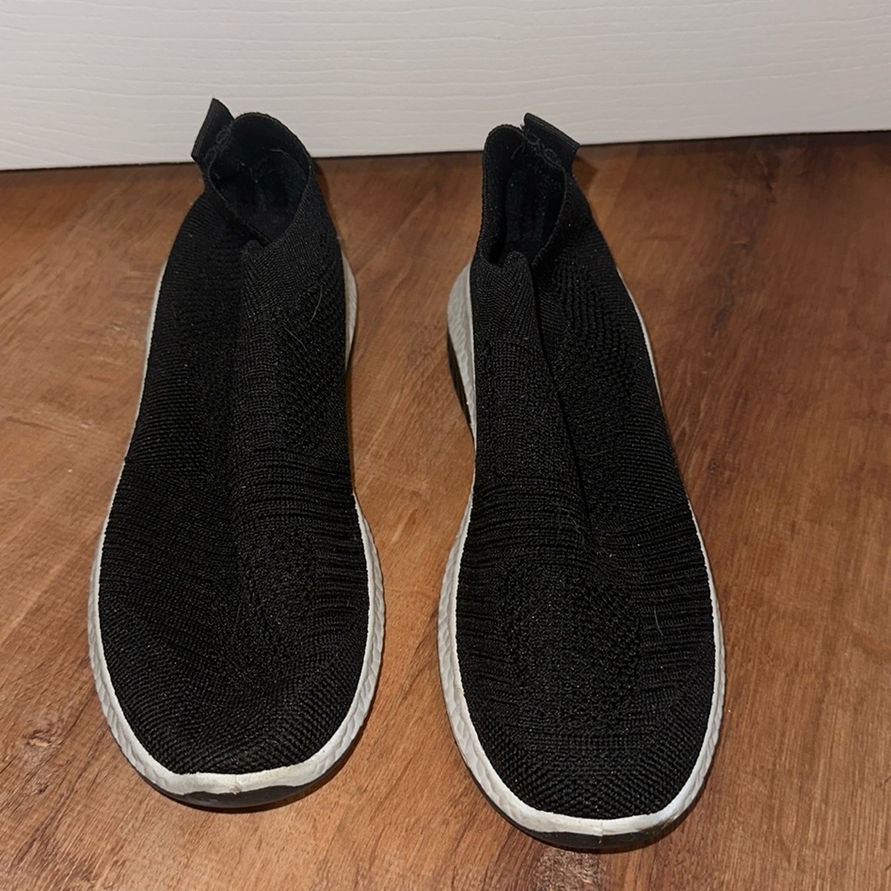 Black sneakers